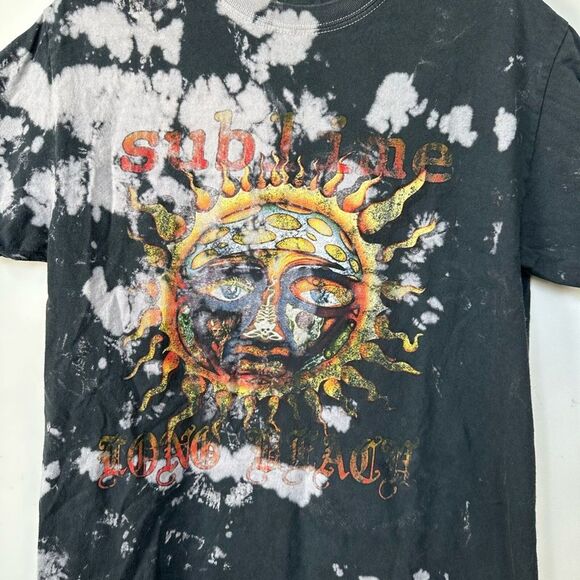 Sublime Sun Black Bleached Shirt size Medium - Picture 3 of 11